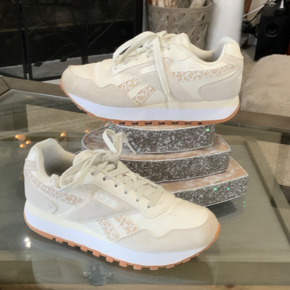 Stylish Women's Cream Sneakers